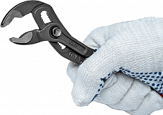 Применение клещей переставных с механизмом быстрой фиксации Voll Cobra 7 (175 мм), CrV Применение клещей переставных с механизмом быстрой фиксации Voll Cobra 7 (175 мм), CrV