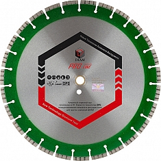 Сегментный алмазный круг Diam Pro Line 1A1RSS Turbo Laser G2 Гранит 400 мм