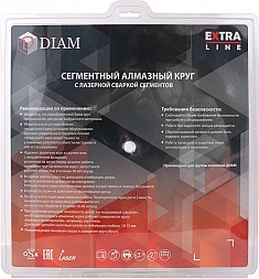 Упаковка сегментных алмазных кругов Diam Extra Line 1A1RSS Turbo Асфальт 400 мм